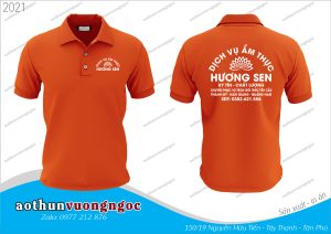 Mẫu in áo thun dịch vụ nấu ăn cửa hàng