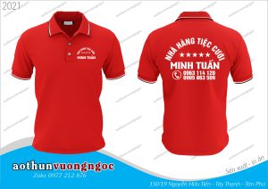 Áo thun đồng phục dịch vụ nấu ăn đẹp