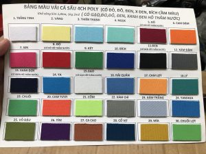 BẢNG MÀU ÁO THUN CÁ SẤU 4 CHIỀU