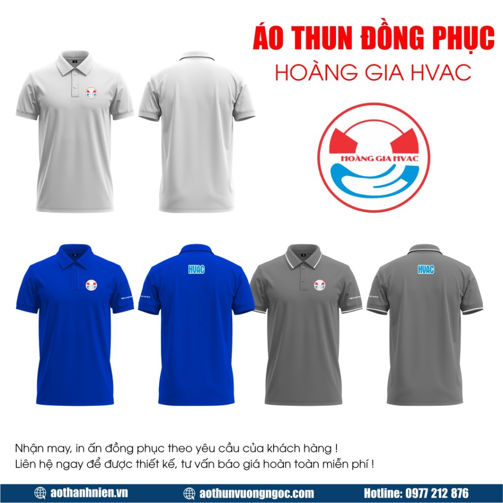 Đồng phục công ty Hoàng Gia HVAC