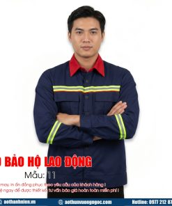 Áo Bảo Hộ Lao Động Phản Quang Xanh Đen