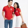 áo thun đồng phục Hội chữ thập đỏ Việt Nam vải poly thái