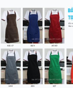 Tạp dề đồng phục bếp