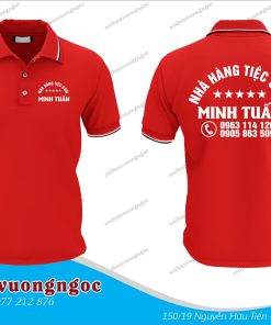 Áo thun đồng phục dịch vụ nấu ăn đẹp