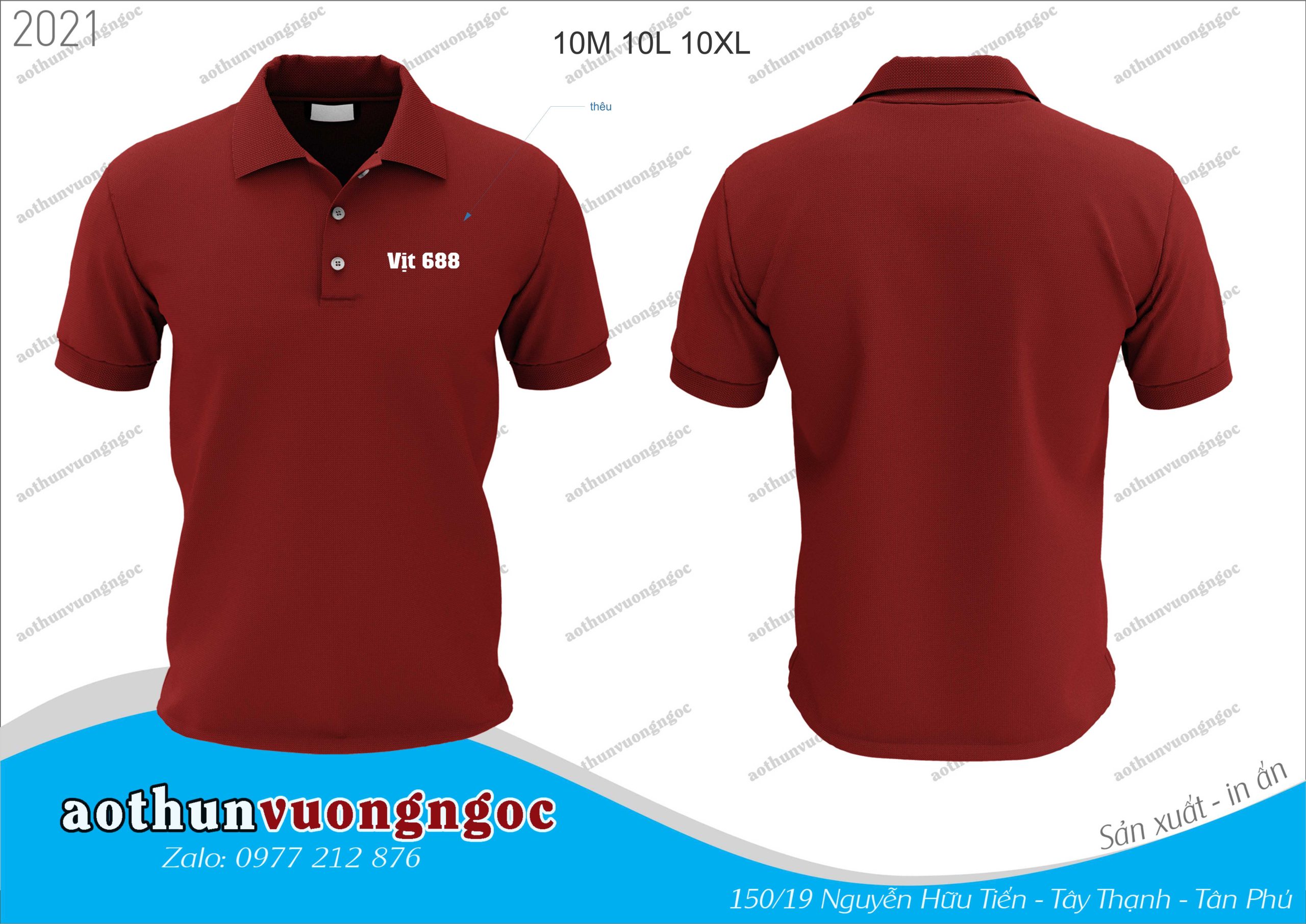 áo thun đồng phục VỊT 688 áo thun đồng phục