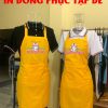 Tạp dề dài in theo yêu cầu