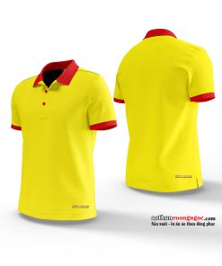 áo thun đồng phục màu vàng
