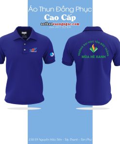 Áo thun Mùa hè xanh trường đại học tôn đức thắng