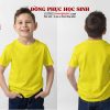 Áo thun cổ tròn đồng phục học sinh