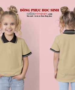 Áo thun cổ trụ học sinh
