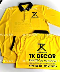 ÁO THUN ĐỒNG PHỤC TK DECOR | MAY IN ẤN ĐỒNG PHỤC THEO YÊU CẦU