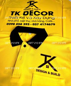 Hình ảnh thực tế | áo thun đồng phục TK DECOR