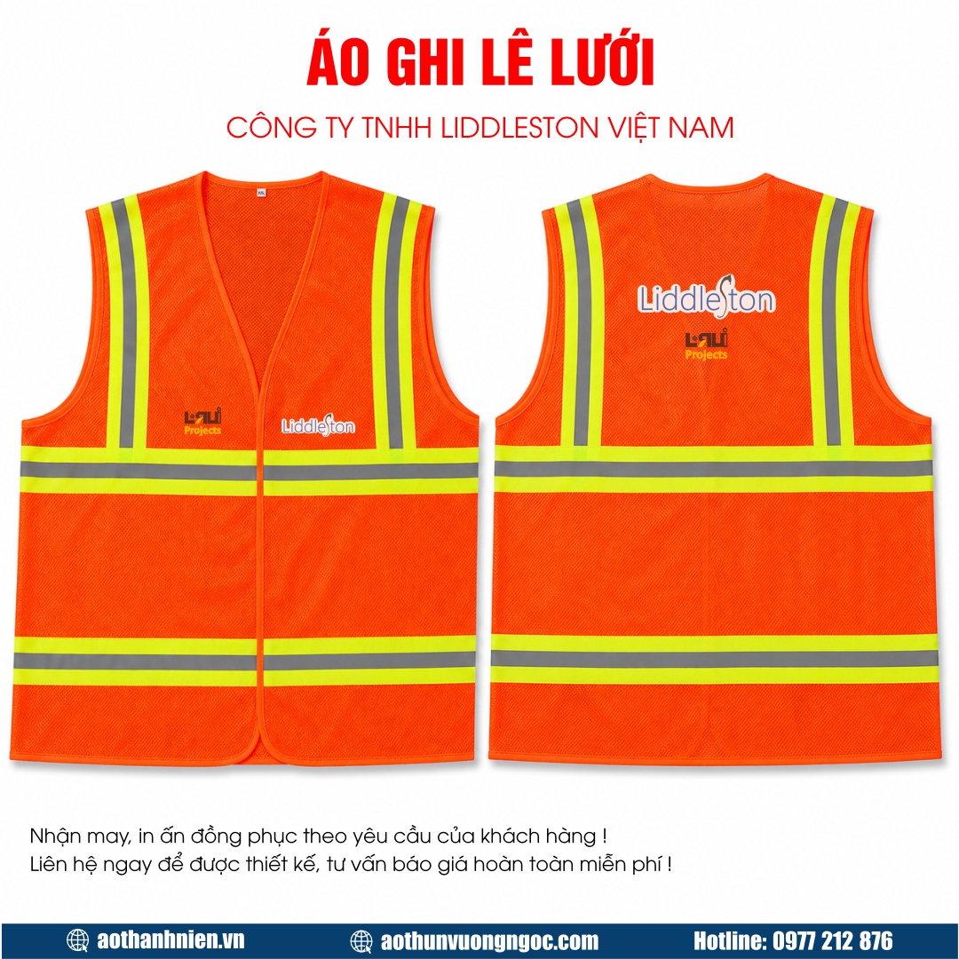 Áo ghi lê lưới phản quang PQ1
