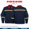 Áo Bảo Hộ Lao Động Phản Quang Xanh Đen